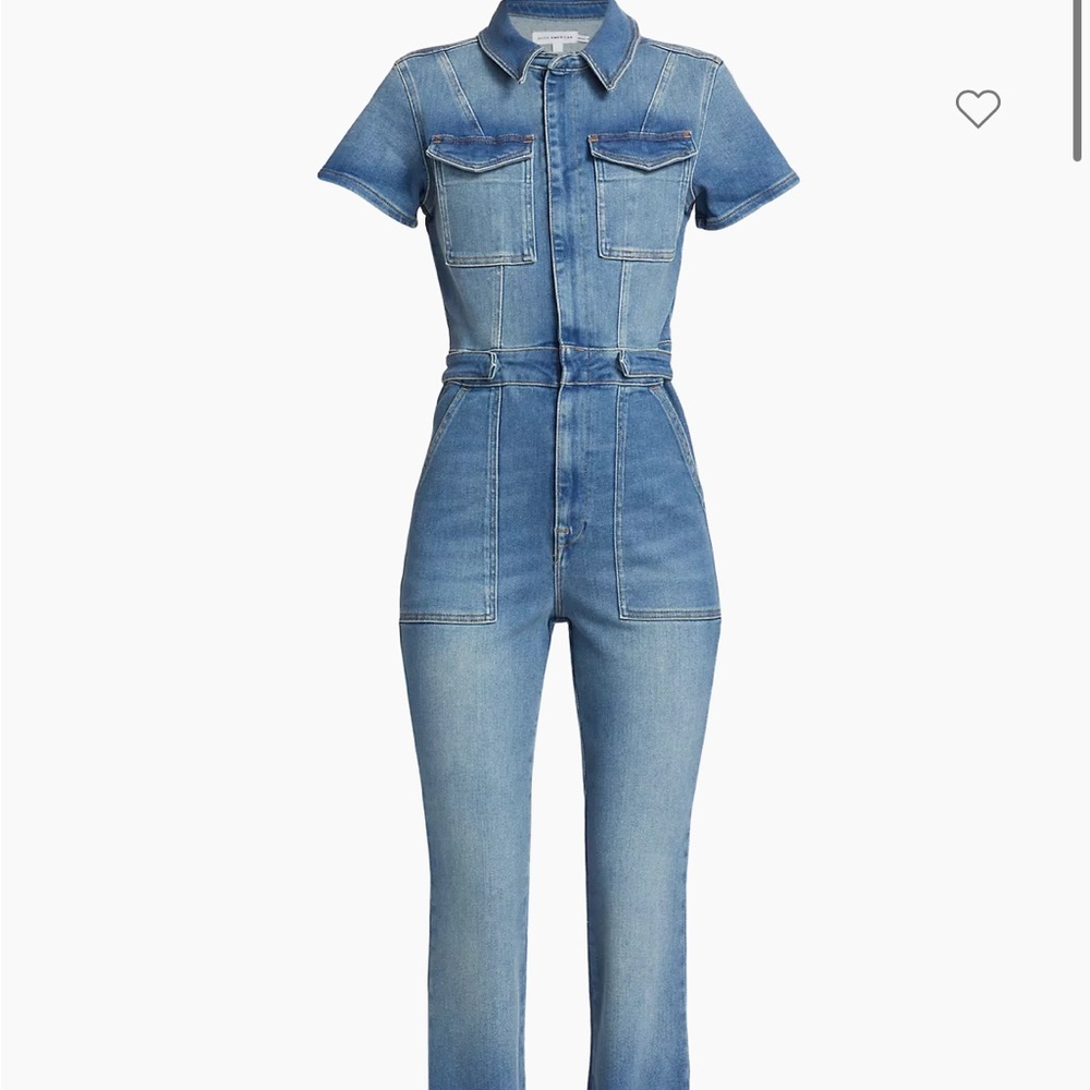 Good American Denim Jumpsuit